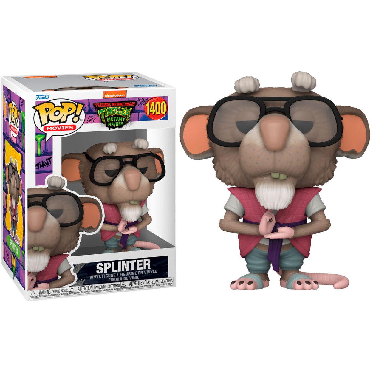 Toys N Tuck:Pop! Vinyl - Teenage Mutant Ninja Turtles Mutant Mayhem - Splinter 1400,Teenage Mutant Ninja Turtles