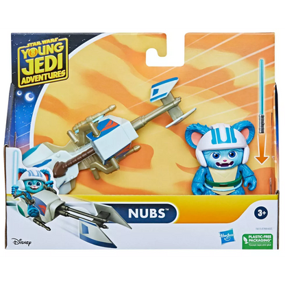 Toys N Tuck:Star Wars Young Jedi Adventures - Nubs And Speeder Bike,Star Wars