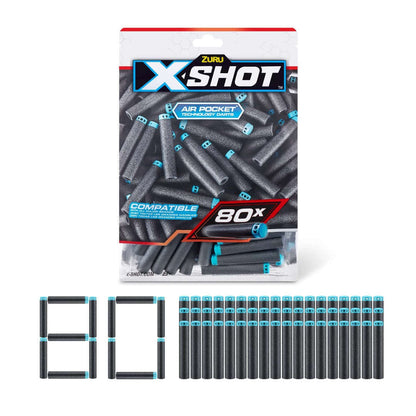 Toys N Tuck:X Shot 80 Dart Refill Pack,X Shot