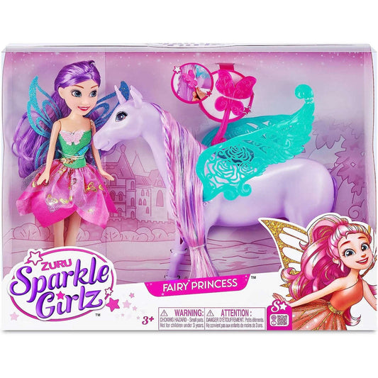 Toys N Tuck:Sparkle Girlz Fairy Princess Doll with Unicorn,Sparkle Girlz