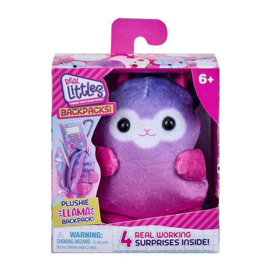 Toys N Tuck:Real Littles Plushie Backpacks - Llama,Real Littles