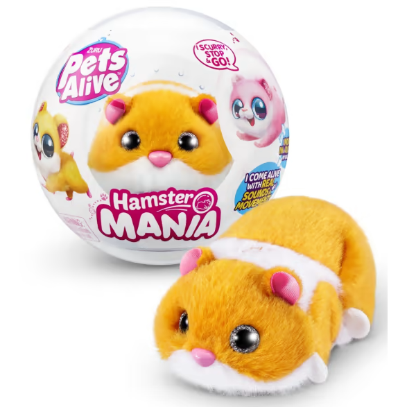 Toys N Tuck:Pets Alive Hamster Mania (Orange),Pets Alive