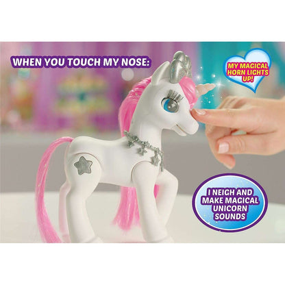 Toys N Tuck:Pets Alive My Magical Unicorn & Stable (White),Pets Alive