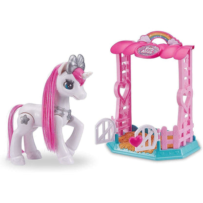 Toys N Tuck:Pets Alive My Magical Unicorn & Stable (White),Pets Alive