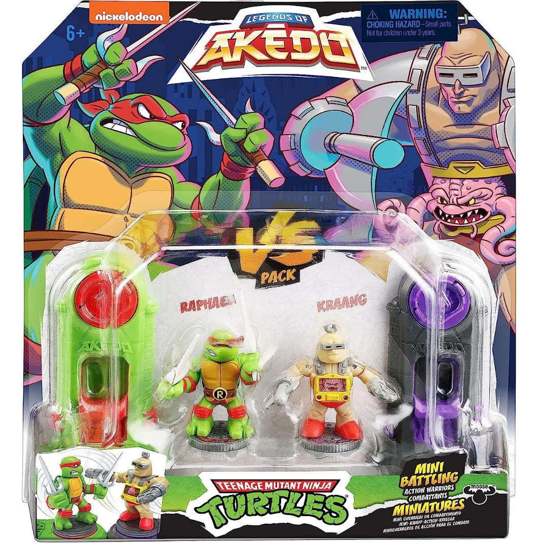 Toys N Tuck:Legends Of Akedo Teenage Mutant Ninja Turtles Raphael Vs Kraang,Akedo