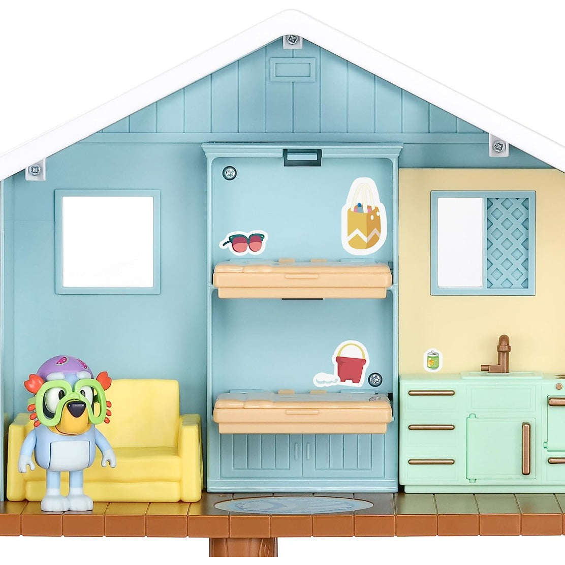 Toys N Tuck:Bluey - Bluey's Beach Cabin,Bluey