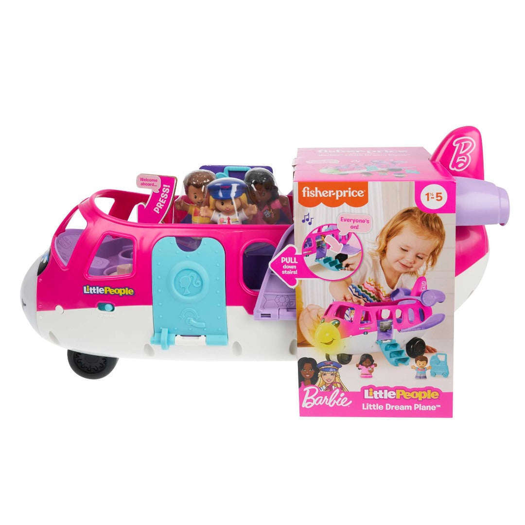 Toys N Tuck:Fisher-Price Little People Barbie Little Dream Plane,Fisher-Price