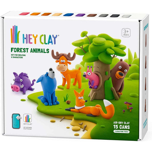 Toys N Tuck:Hey Clay Forest Animals Set,Hey Clay