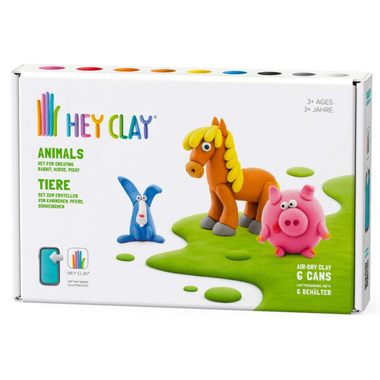 Toys N Tuck:Hey Clay 3 Pack - Animals,Hey Clay
