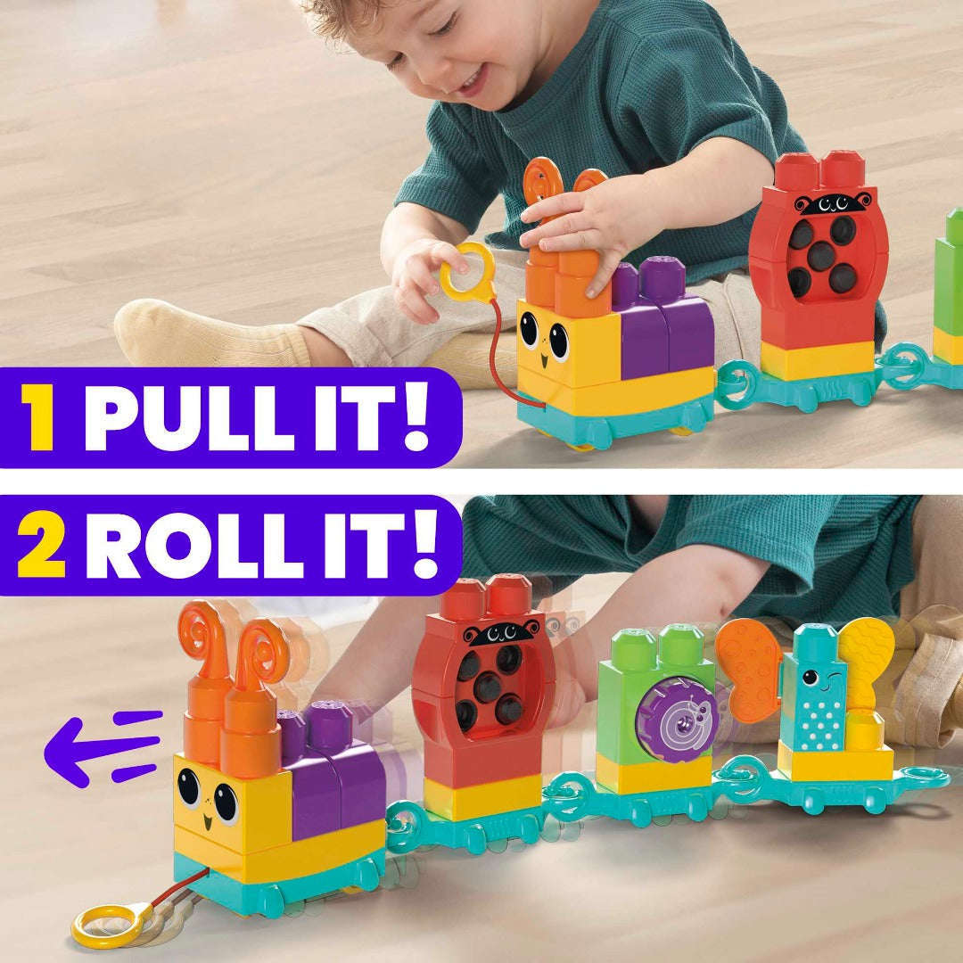 Toys N Tuck:Mega Bloks Move N Groove Caterpillar,Mega Blocks