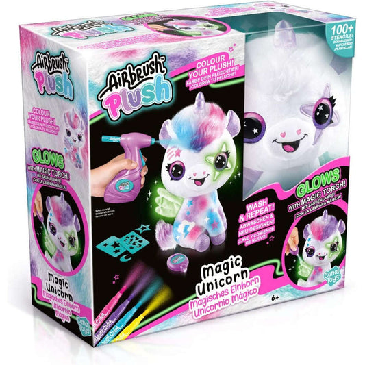 Toys N Tuck:Airbrush Plush - Magic Unicorn,Airbrush Plush