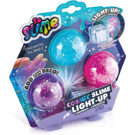 Toys N Tuck:So Slime Cosmic Slime Light-Up 3 Pack,So Slime