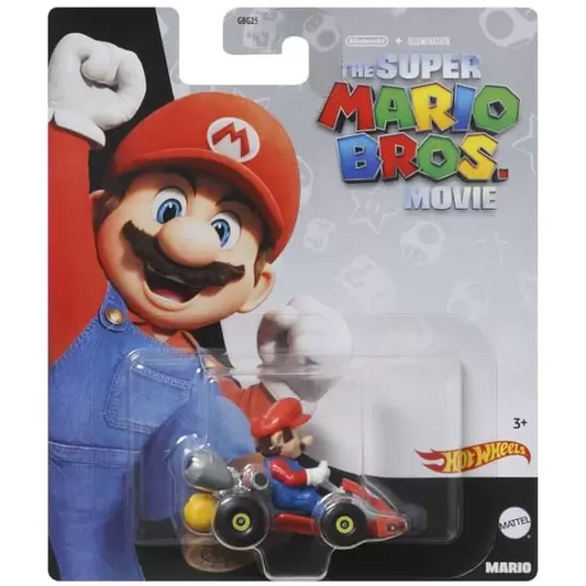 Toys N Tuck:Hot Wheels The Super Mario Bros Movie - Mario,Hot Wheels