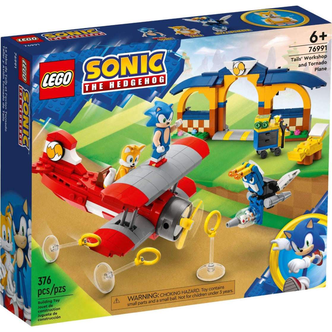 Toys N Tuck:Lego 76991 Sonic The Hedgehog Tails' Workshop and Tornado Plane,Lego Sonic The Hedgehog