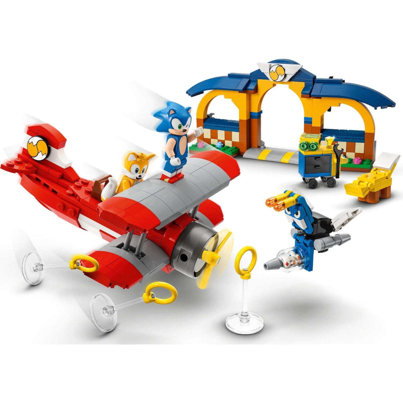 Toys N Tuck:Lego 76991 Sonic The Hedgehog Tails' Workshop and Tornado Plane,Lego Sonic The Hedgehog