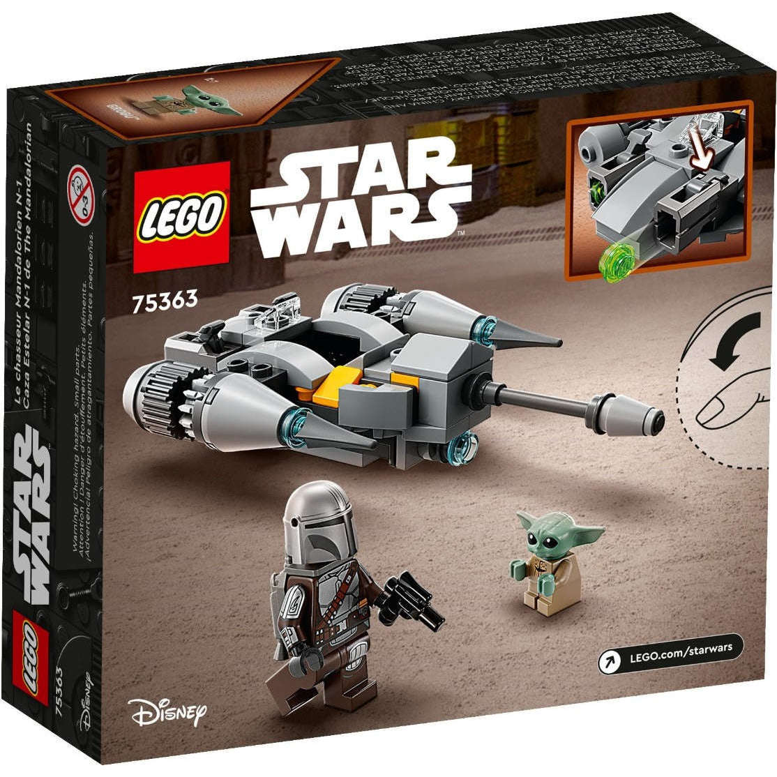 Toys N Tuck:Lego 75363 Star Wars The Mandalorian N-1 Starfighter Microfighter,Lego Star Wars