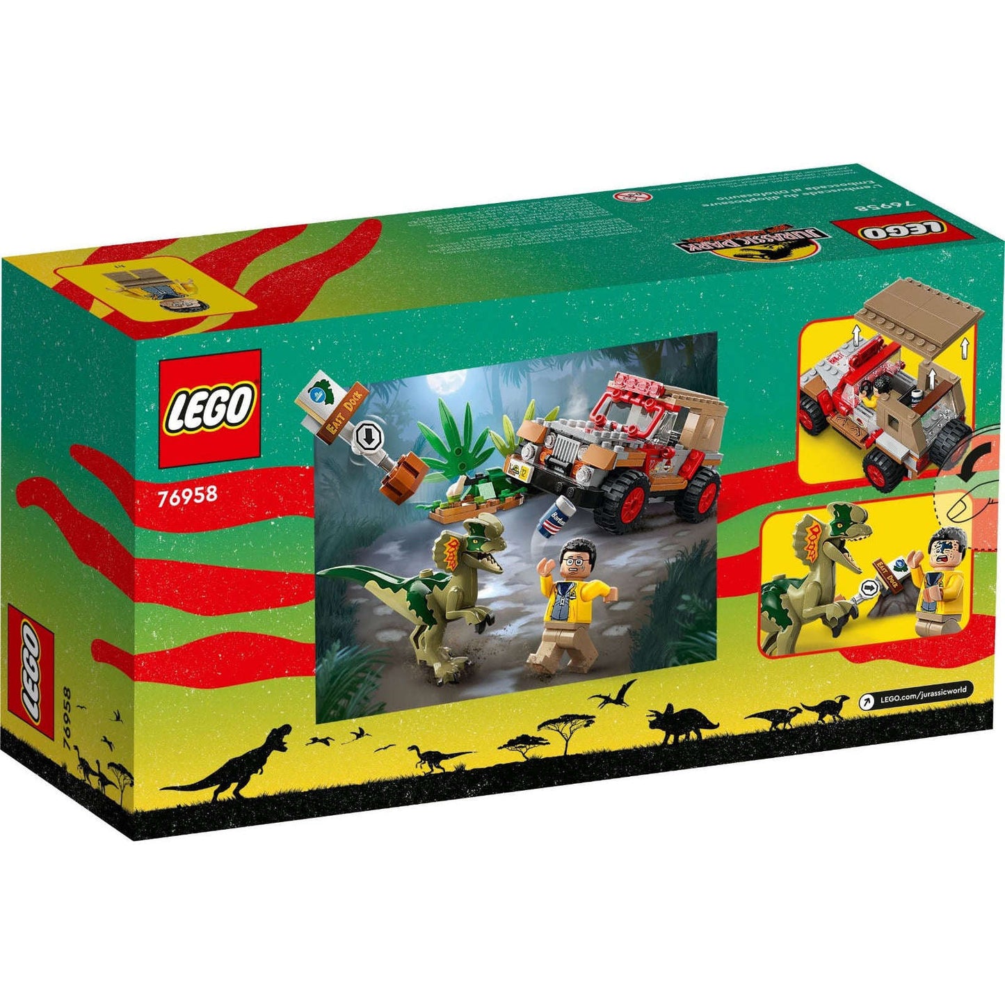 Toys N Tuck:Lego 76958 Jurassic Park Dilophosaurus Ambush,Lego Jurassic Park