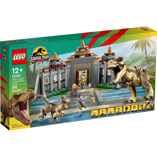 Toys N Tuck:Lego 76961 Jurassic Park Visitor Center: T. rex & Raptor Attack,Lego Jurassic Park