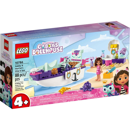 Toys N Tuck:Lego 10786 Gabby's Dollhouse Gabby & MerCat's Ship & Spa,Lego Gabby's Dollhouse