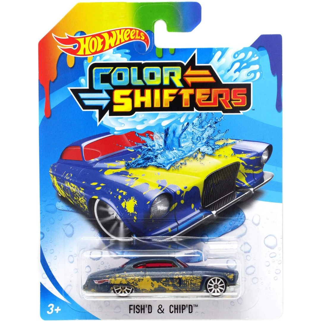 Toys N Tuck:Hot Wheels Color Shifters - Fish'D & Chip'D,Hot Wheels