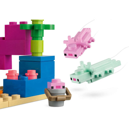 Toys N Tuck:Lego 21247 Minecraft The Axolotl House,Lego Minecraft