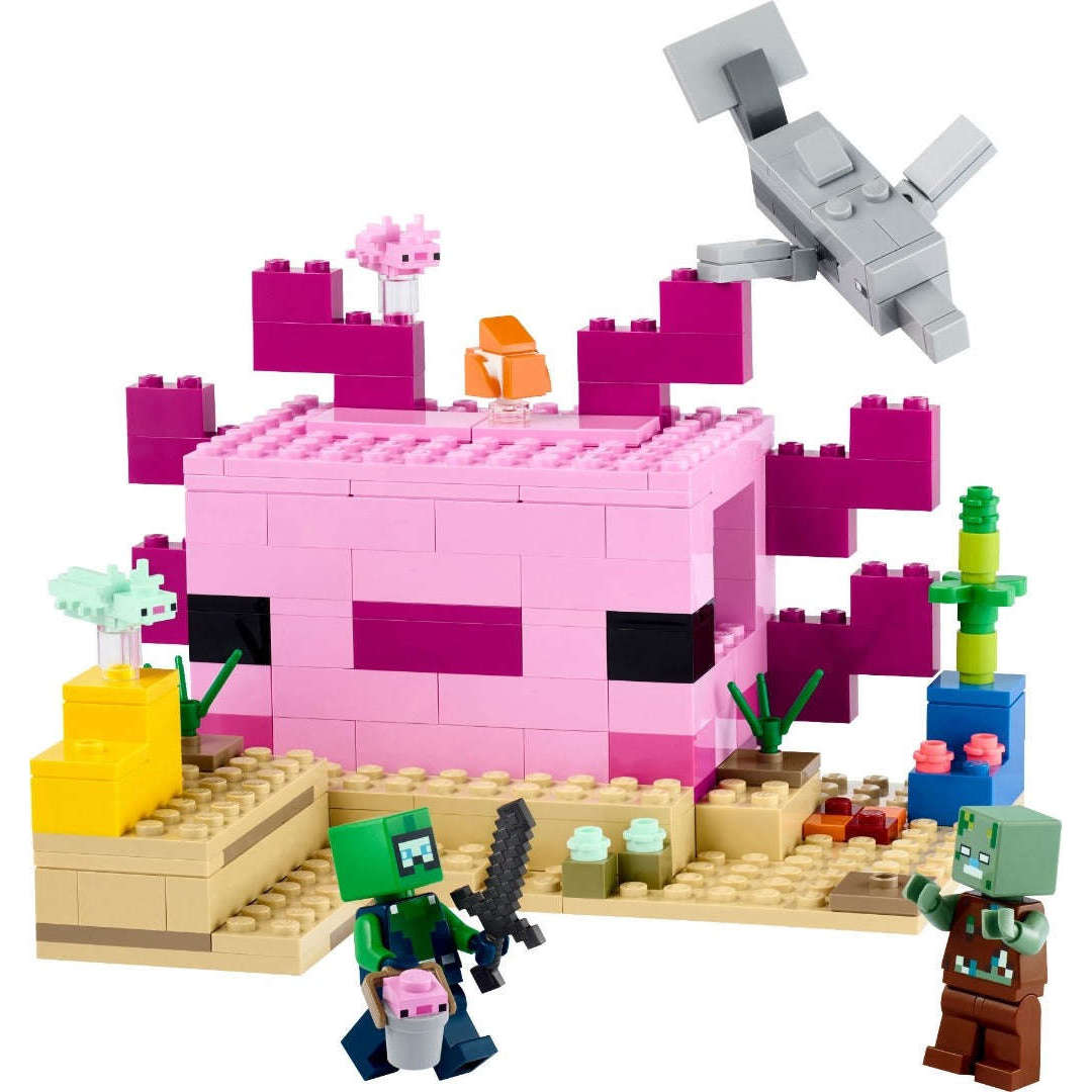 Toys N Tuck:Lego 21247 Minecraft The Axolotl House,Lego Minecraft