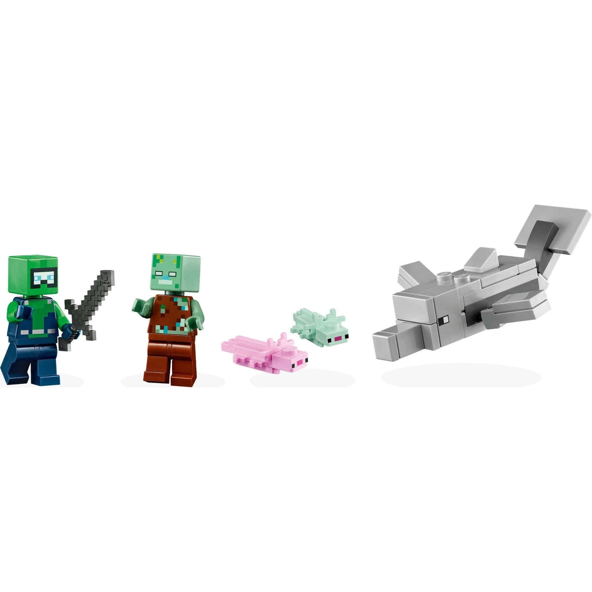 Toys N Tuck:Lego 21247 Minecraft The Axolotl House,Lego Minecraft