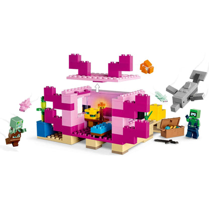 Toys N Tuck:Lego 21247 Minecraft The Axolotl House,Lego Minecraft