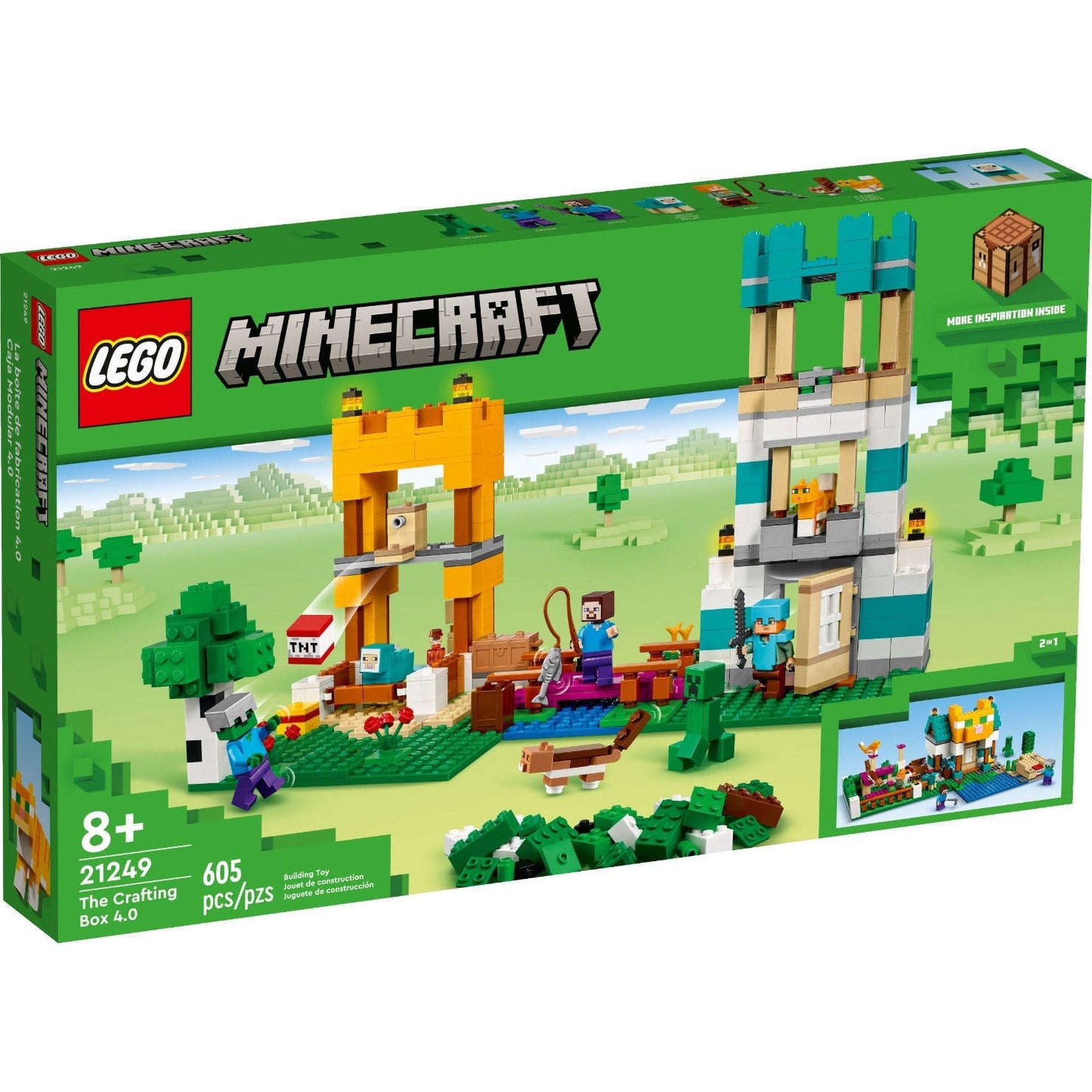Toys N Tuck:Lego 21249 Minecraft The Crafting Box 4.0,Lego Minecraft