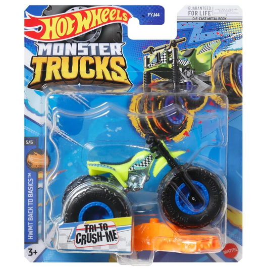 Toys N Tuck:Hot Wheels Monster Trucks - Tri To Crush Me,Hot Wheels