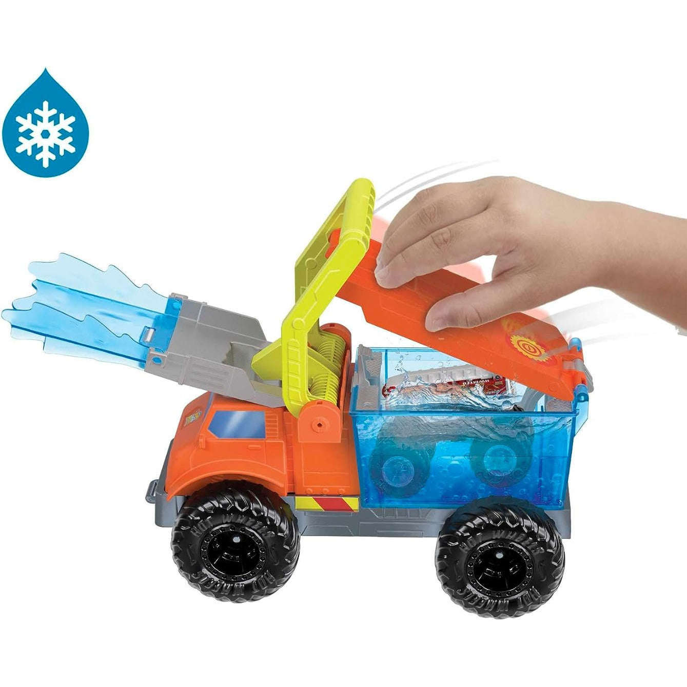 Toys N Tuck:Hot Wheels Monster Trucks Arena Smashers Color Shifters 5 Alarm Rescue,Hot Wheels