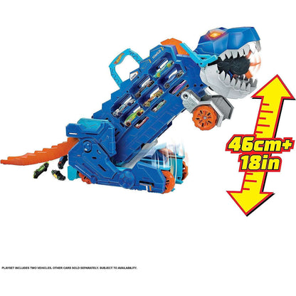 Toys N Tuck:Hot Wheels Ultimate T-Rex Transporter,Hot Wheels