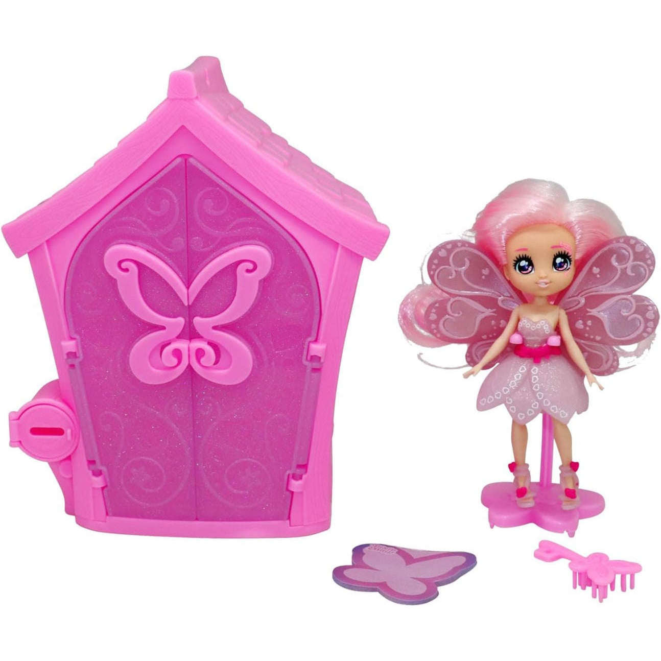 Toys N Tuck:Pixie Flitzies Fair Doors - Pink Love Pixie,Pixie Flitzies