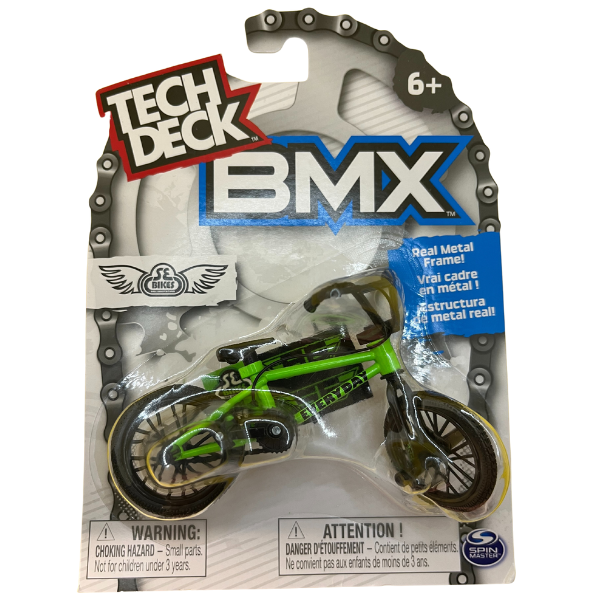 Toys N Tuck:Tech Deck Single Pack BMX - SE Bikes (Neon Green & Black),Tech Deck