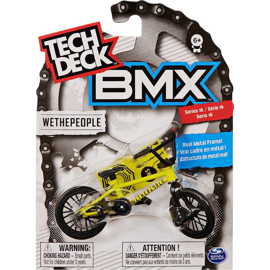 Toys N Tuck:Tech Deck Single Pack BMX - WeThePeople (Neon Yellow & Black),Tech Deck