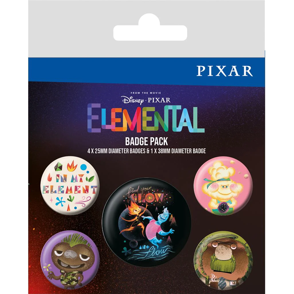 Toys N Tuck:Badge Pack - Elemental (Periodic Fun),Disney