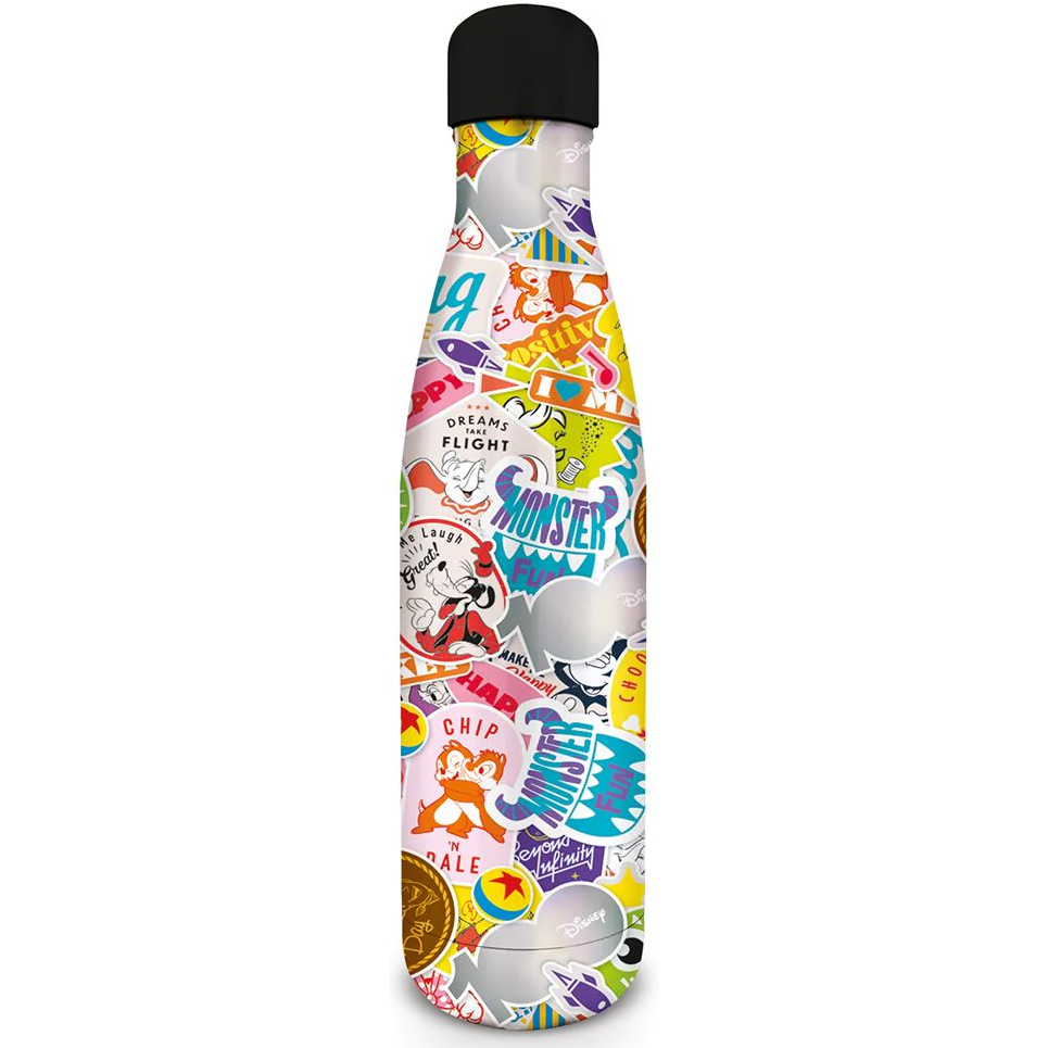 Toys N Tuck:Metal Water Bottle Disney 100 (Happy Faces),Disney