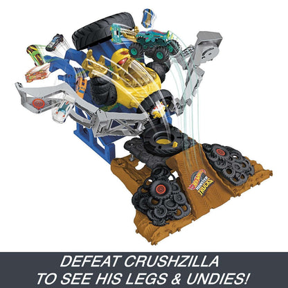 Toys N Tuck:Hot Wheels Monster Trucks Arena Smashers Mega Wrex Vs Crushzilla Takedown,Hot Wheels