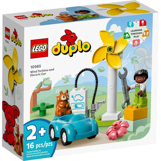 Toys N Tuck:Lego 10985 Duplo Wind Turbine and Electric Car,Lego Duplo