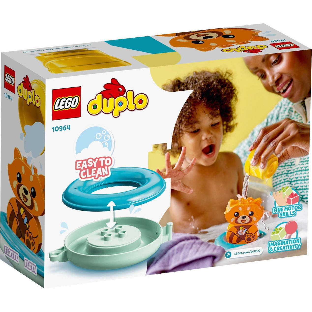 Toys N Tuck:Lego 10964 Duplo Bath Time Fun: Floating Red Panda,Lego Duplo