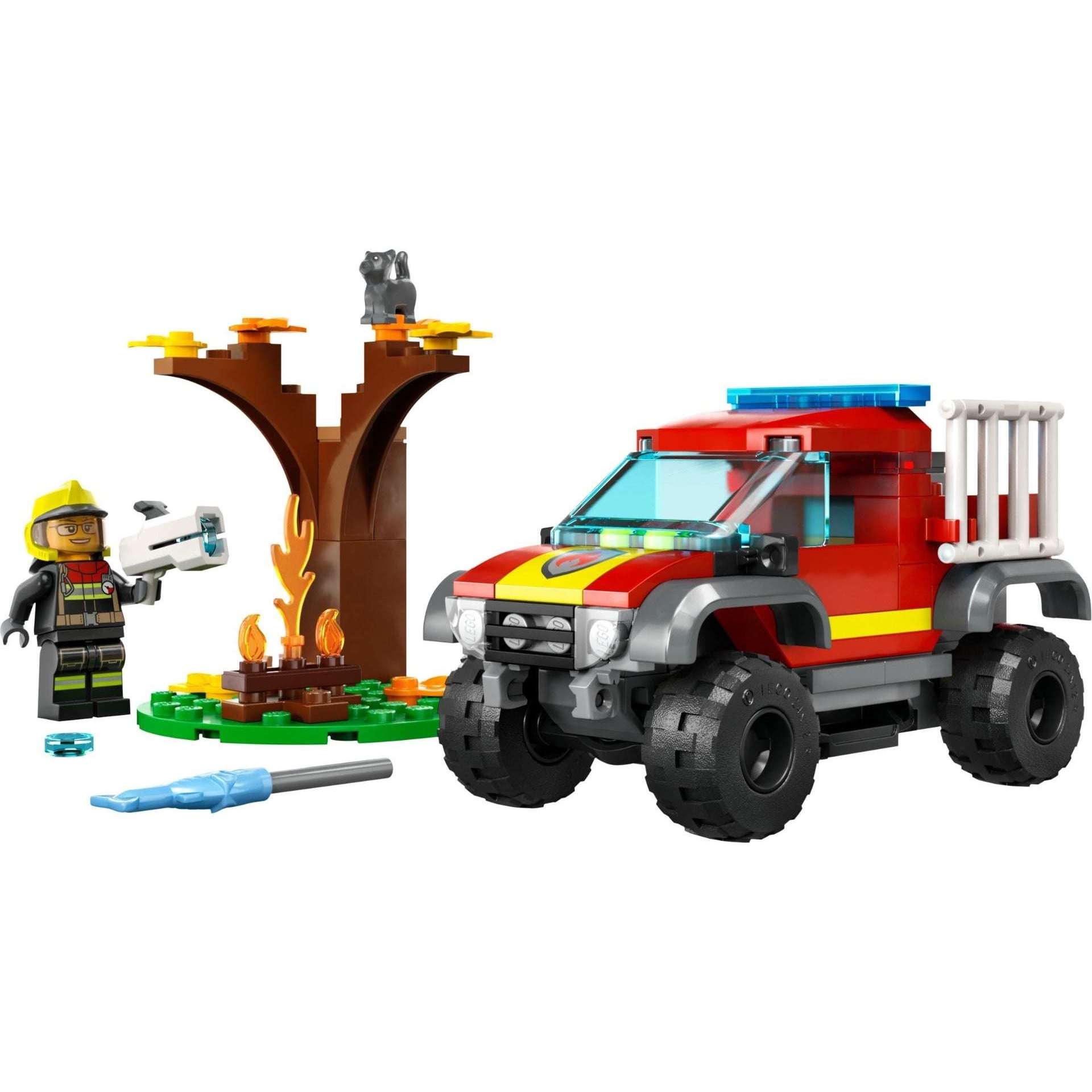 Toys N Tuck:Lego 60393 City 4x4 Fire Truck Rescue,Lego City