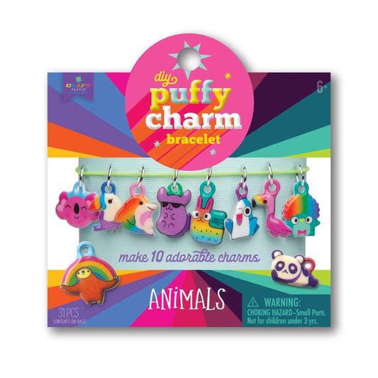 Toys N Tuck:DIY Puffy Charm Bracelet - Animals,Craft Tastic