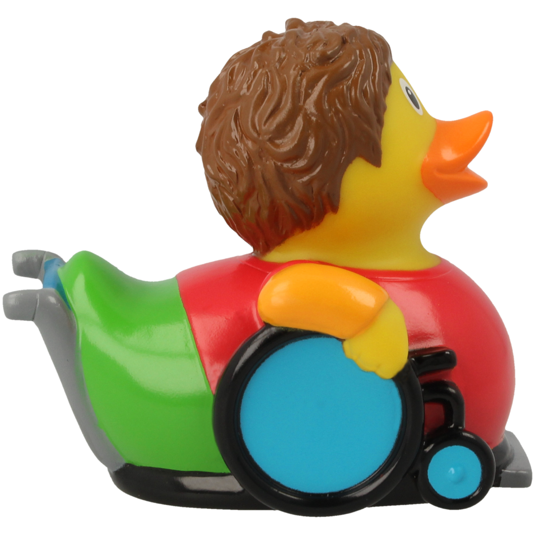 Toys N Tuck:Lilalu Collectable Rubber Duck - Wheelchair Duck,Lilalu