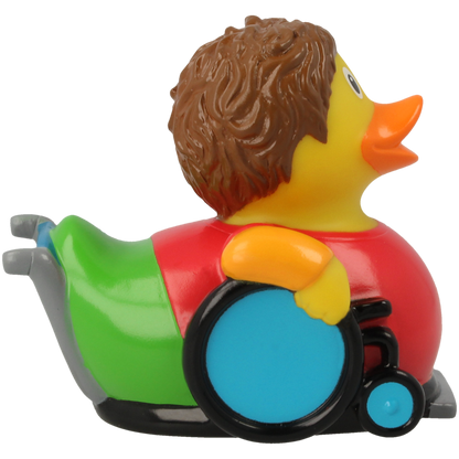 Toys N Tuck:Lilalu Collectable Rubber Duck - Wheelchair Duck,Lilalu