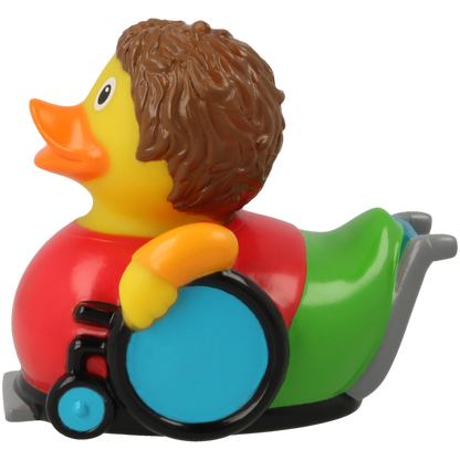 Toys N Tuck:Lilalu Collectable Rubber Duck - Wheelchair Duck,Lilalu