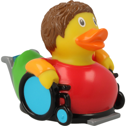 Toys N Tuck:Lilalu Collectable Rubber Duck - Wheelchair Duck,Lilalu