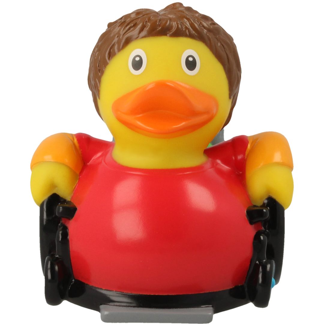 Toys N Tuck:Lilalu Collectable Rubber Duck - Wheelchair Duck,Lilalu