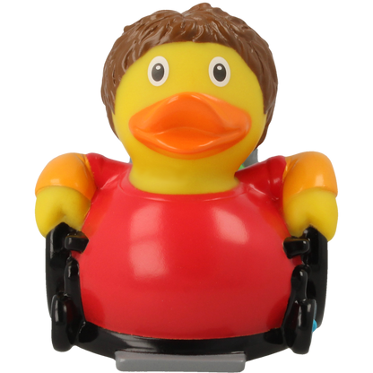 Toys N Tuck:Lilalu Collectable Rubber Duck - Wheelchair Duck,Lilalu