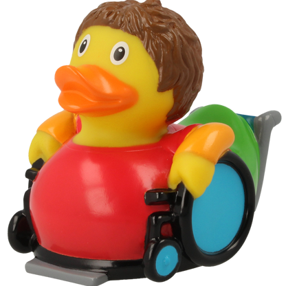 Toys N Tuck:Lilalu Collectable Rubber Duck - Wheelchair Duck,Lilalu