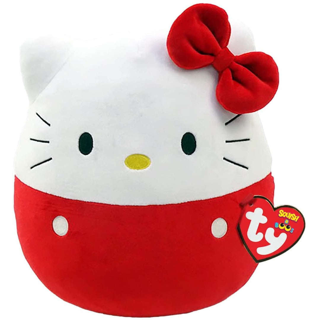 Toys N Tuck:Ty Beanie Squishy Beanies Medium Hello Kitty (Red),Hello Kitty